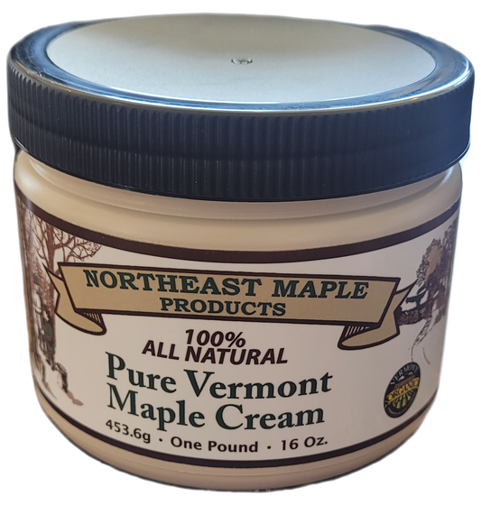 16 Ounce Pure Certified Organic Maple Cream